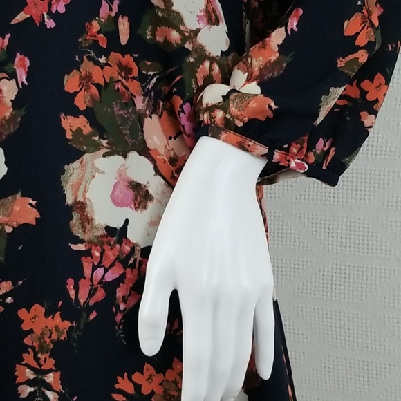 Lulu's Shifting Dears Navy Blue Floral Print Dress - Picture 11 of 15